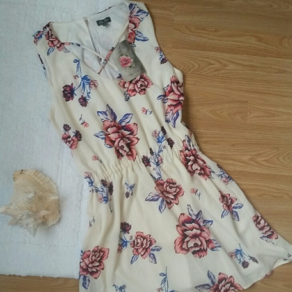 Lily Rose Dresses & Skirts - *NWT Long Rose Tank - Short Floral Dess*